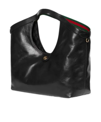 Gucci Giglio Large Tote Bag In Black