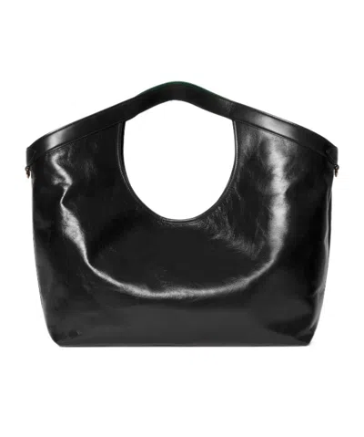 Gucci Giglio Large Tote Bag In Black