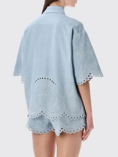 Zimmermann T-shirt Woman  In Blue