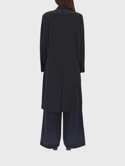 Maison Margiela Blue Polyester Cotton Jeans In Blue