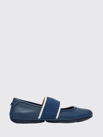 Camper Right Nina Elastic Ballet Flats In Blue