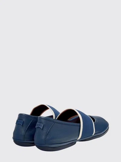 Camper Right Nina Elastic Ballet Flats In Blue