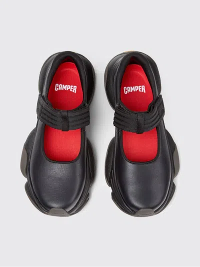 Camper Karst 2 Leather Slip-on Sneakers In Black