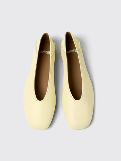 Camper Casi Myra Leather Ballet Flats In Neutral