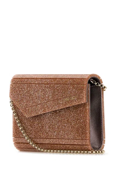 Jimmy Choo Candy Embellished Clutch Bag In Pink