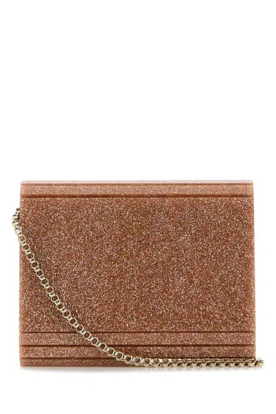Jimmy Choo Candy Embellished Clutch Bag In Pink