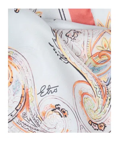 Etro Pattern-printed Scarf In Red