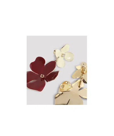 Marni Flower Earrings In Red