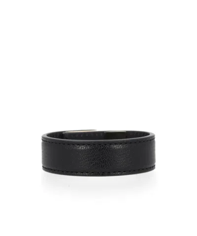 Tom Ford Supple T Latch Bracelet In Black