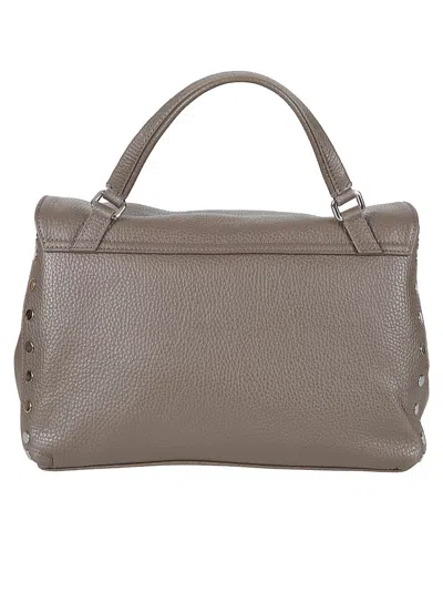 Zanellato Small Postina Tote Bag In Gray