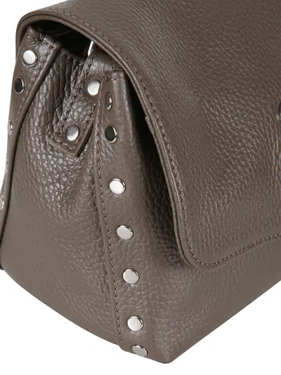 Zanellato Postina Twist-lock Baby Tote Bag In Gray