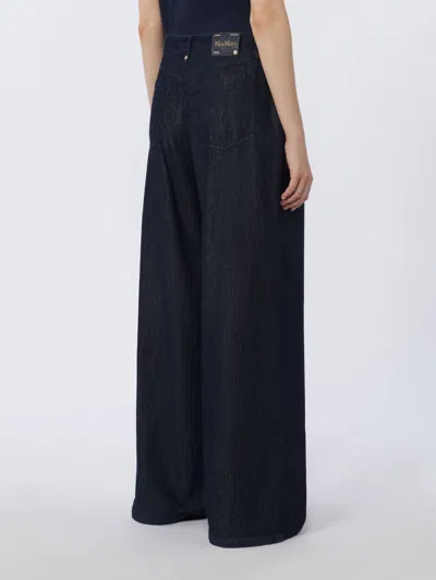 Max Mara Belt Loop Jeans In Blue