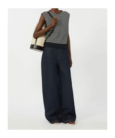 Weekend Max Mara Belt Loop Jeans In Blue