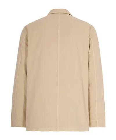 Apc Long-sleeved Casual Jacket In Neutral