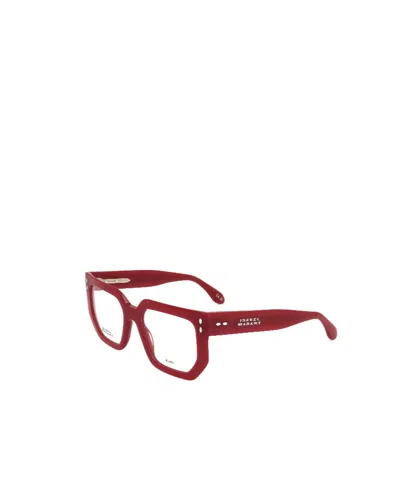 Isabel Marant Full-rimmed Glasses (with Non-prescription Lenses) In Red