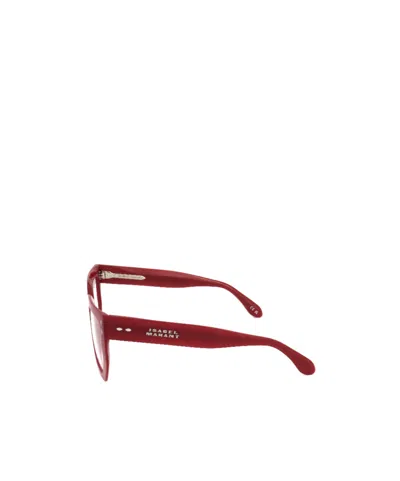 Isabel Marant Full-rimmed Glasses (with Non-prescription Lenses) In Red