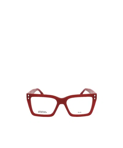 Isabel Marant Full-rimmed Glasses (with Non-prescription Lenses) In Red