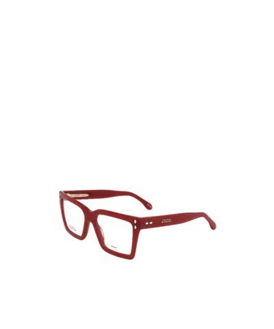 Isabel Marant Full-rimmed Glasses (with Non-prescription Lenses) In Red