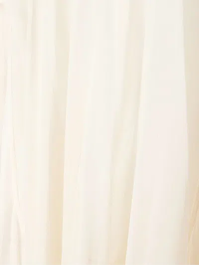 Rick Owens Crepe De Chine Top In White