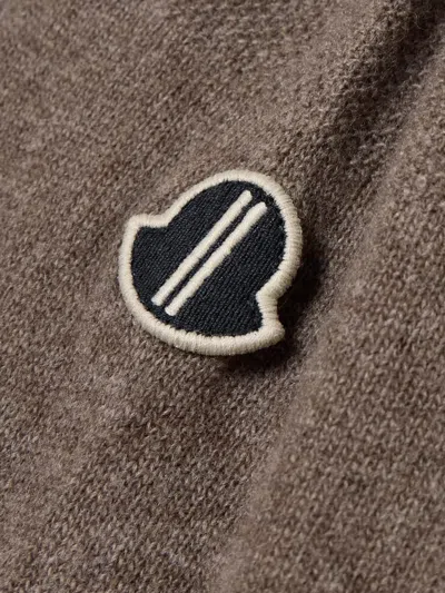 Rick Owens Long-sleeved Sweater In Brown