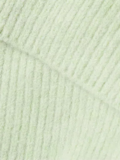 Rick Owens Draped Rib Knitted Turtleneck Sweater In Neutral