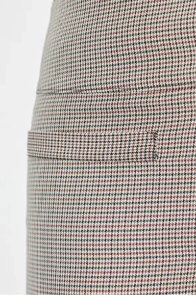 Courrèges Houndstooth Pattern Trousers In Neutral