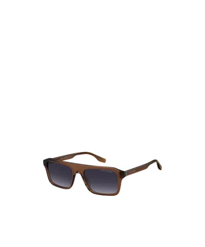 Marc Jacobs Eyewear Rectangular Frame Sunglasses In Blue