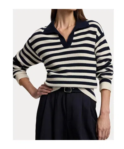 Ralph Lauren Polo Pullover Sweater In Black