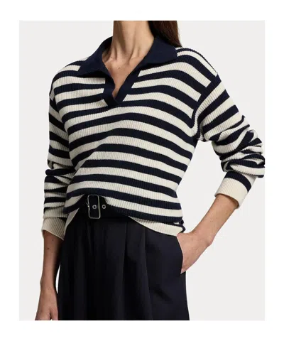 Ralph Lauren Polo Pullover Sweater In Black