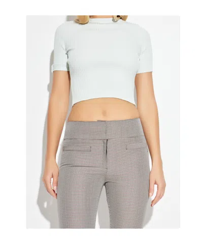 Courrèges Short Sleeve T-shirt In White