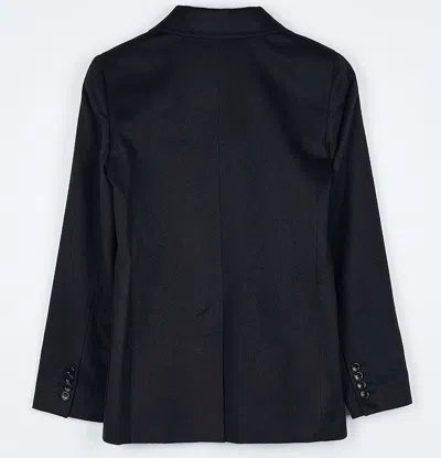 Max Mara Long-sleeved Suit Jacket In Black