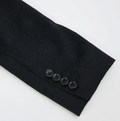 Max Mara Long-sleeved Suit Jacket In Black