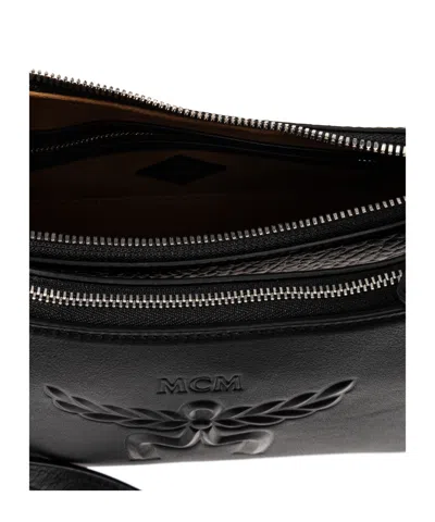 Mcm Aren Duo Shoulder Bag In Black