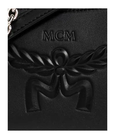 Mcm Aren Duo Shoulder Bag In Black