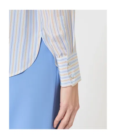 Max Mara Long-sleeved Shirt In White