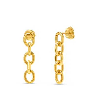 Bruno Magli Alessia Chain Dangle Earrings In Gold