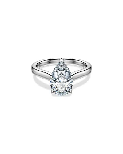 Swarovski Eternity Certified Lab Grown Diamond Pear-shape Engagement Ring In Gold