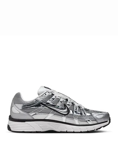 Nike P-6000 In Metallic Silver & Sail