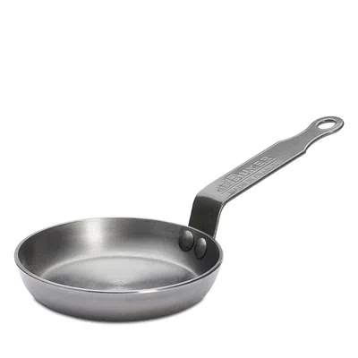 De Buyer Mineral B 4.75 Carbon Steel Egg & Pancake Pan In Gray