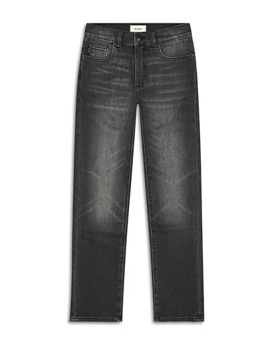 Dl1961 Boys' Brady Slim Straight Jeans - Big Kid In Black