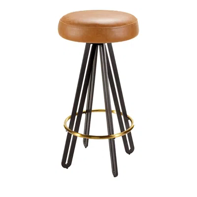 Surya Oberon Bar Stool In Brown