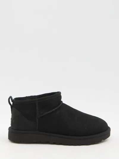 Ugg Classic Ultra Mini Boots In Black
