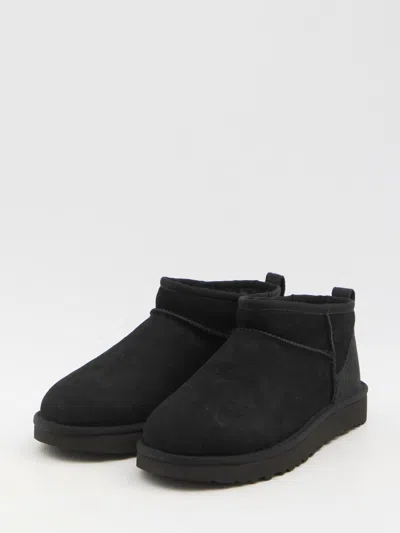 Ugg Classic Ultra Mini Boots In Black