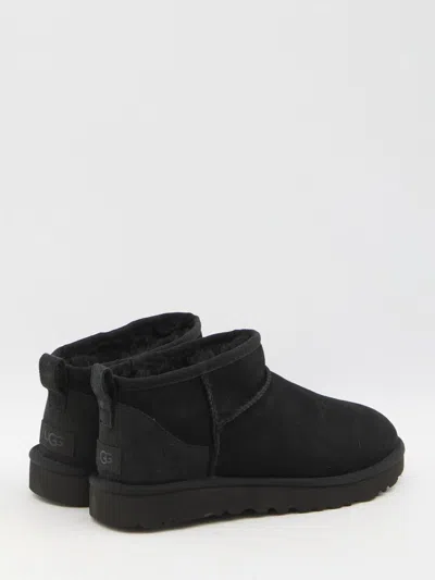 Ugg Classic Ultra Mini Boots In Black