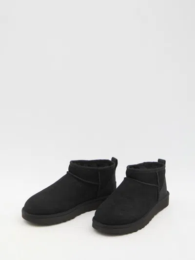 Ugg Classic Ultra Mini Boots In Black