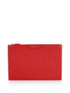 Givenchy Medium Antigona Grained Leather Pouch, Red In Na