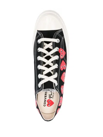 Converse X Comme Des Garçons Play "chuck 70 Multi Hearts" Sneaker Unisex In Black