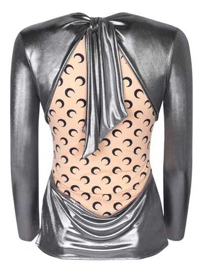 Marine Serre Knitwear In Metallic