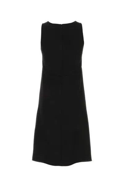 Givenchy Button-detail Sleeveless Dress In Black