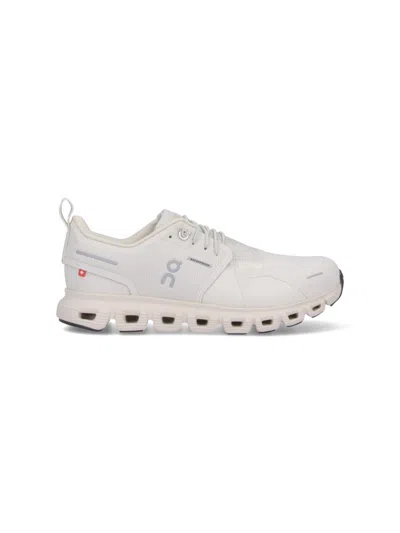 On Pearl Cream White Textile Cloud 6 Wp Sneakers In White